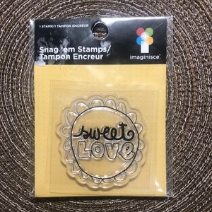 Imaginisce Clear Stamp Sweet Love